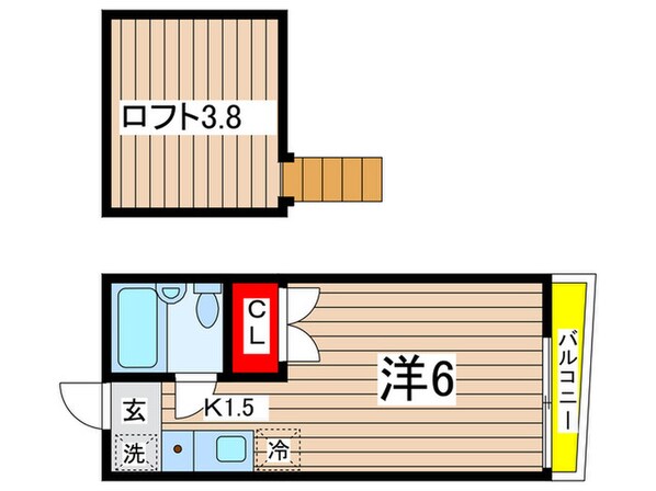 メゾン多摩川の物件間取画像